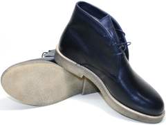 Зимние ботинки мужские кожаные с мехом Ikoc 004-9 S