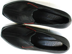 Нубук туфли демисезонные женские на устойчивом каблуке 6 см H&G BEM 167 10B-Black.