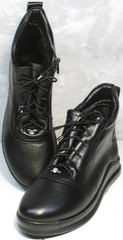 Модные осенние ботинки женские Evromoda 375-1019 SA Black