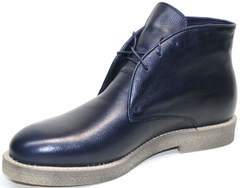 Мужские ботинки синего цвета Ikoc 004-9 S