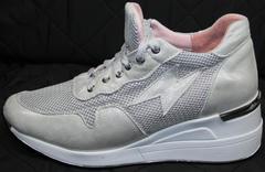 Летние спортивные туфли Topas 4C-8045 Silver.