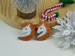 Патч-вирубка Конячка-принцеса з рудою гривою