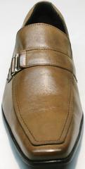 Классические туфли мужские кожаные коричневые Mariner 12211 Light Brown