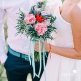 Photo of Wedding bouquet with capsicum