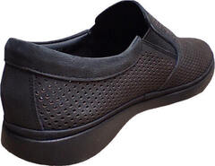 Мужские повседневные туфли кожаные Forex 2961 Black Nubuk.