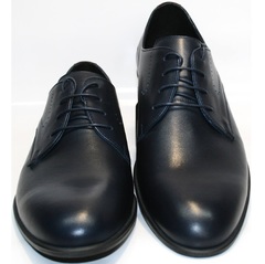 Темно синие мужские туфли Икос 3360-4.