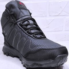 Серые кроссовки мужские зимние высокие Columbia Waterproof Outdoor Gray Black.