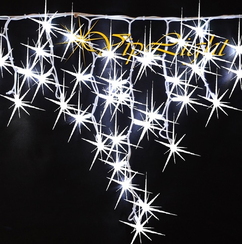 Светодиодная гирлянда бахрома с полным мерцанием каждого светодиода лампы диода LED icicle light