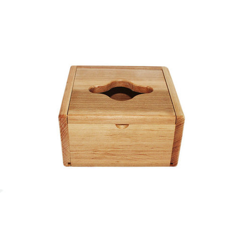 Настольный диспенсер деревянный для салфеток (куб)