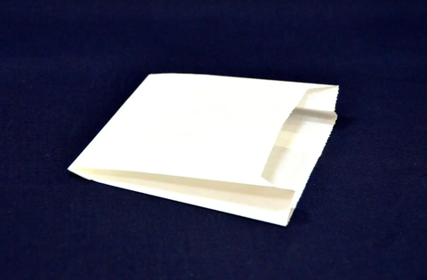 Пакет паперовий (саші) 110х110х30 мм жиростійкий білий