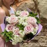 Photo of Delicate bouquet with charming Secret Garden roses «Mystrerious Garden»