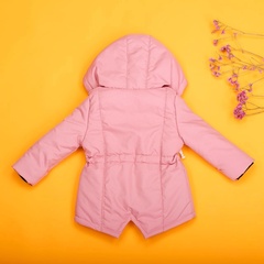 Куртка парка детская демисезонная розовая