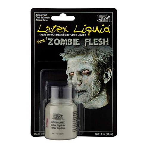MEHRON Жидкий латекс Makeup Liquid Latex Zombie Flesh (Плоть Зомби),  30 мл