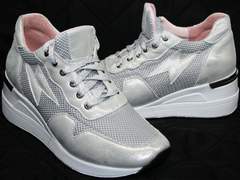 Обувь на лето женская Topas 4C-8045 Silver.