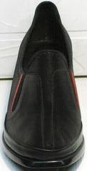 Женские кожаные туфли черные демисезонные H&G BEM 167 10B-Black.