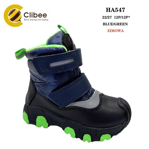 Clibee (зима) HA547 Black/Green 22-27