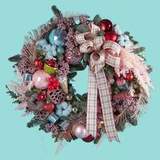 Photo of Christmas wreath «Caramel carousel»