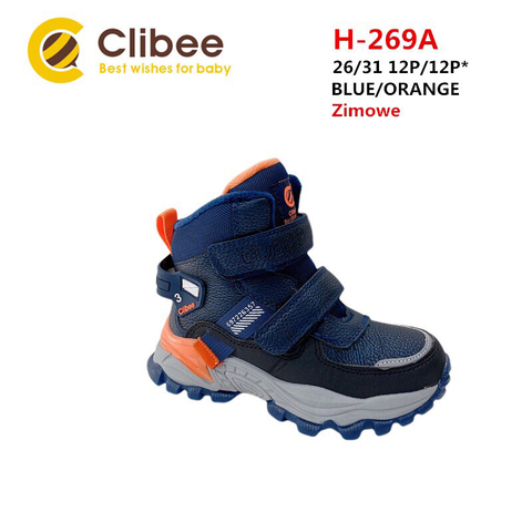 Clibee (зима) H269A Blue/Orange 26-31