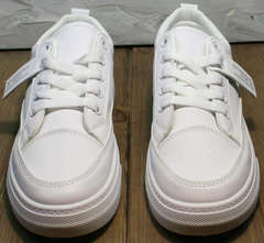 Женские белые кроссовки туфли спортивные El Passo 820 All White.