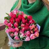 Photo of Bouquet of 39 tulips «Bright tulip»