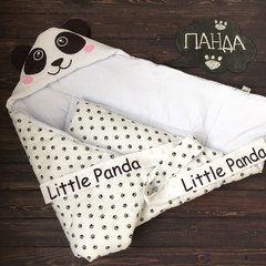 Летний конверт одеяло Панда белая