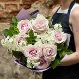 Photo of Delicate bouquet with charming Secret Garden roses «Mystrerious Garden»