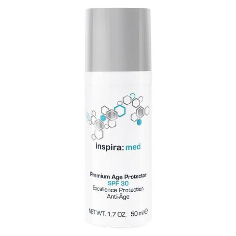 INSPIRA Многофункциональный anti-age крем - протектор spf-30 для всех типов кожи, 50 мл | Premium Age Protector SPF-30