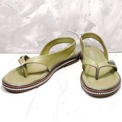 Босоножки сандали женские Evromoda 454-411 Olive.