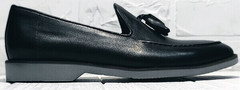 Классические туфли лоферы с кисточками мужские Luciano Bellini 91178-E-212 Black.