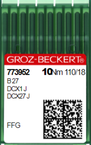 Игла швейная промышленная  для оверлока Groz Beckert B27/DC*27 №110 FFG/SES | Soliy.com.ua