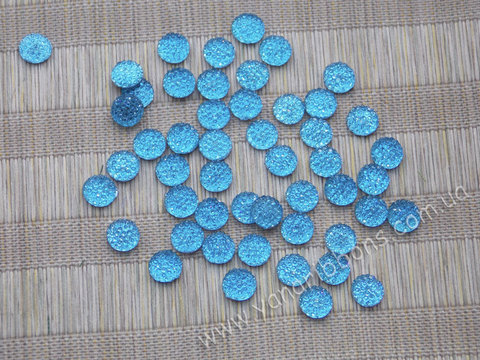 Клеевые элементы голубые диаметр 8 мм