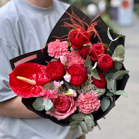 Photo of Bouquet «Crimson romance»