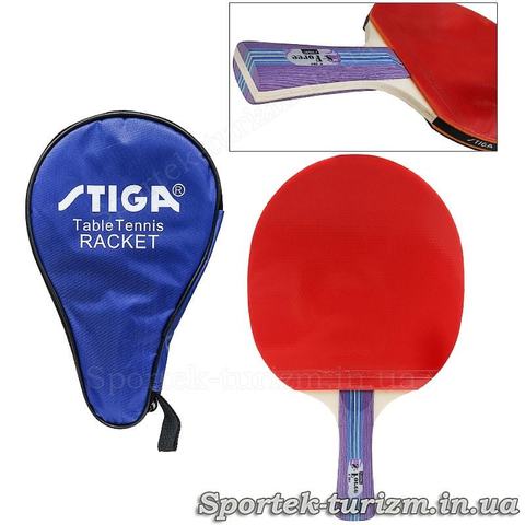 Ракетка для настольного тенниса Stiga Forse в чехле
