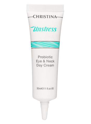Сhristina  Дневной крем для кожи вокруг глаз и шеи SPF 8 | Unstress Probiotic Day Cream Eye & Neck SPF 8