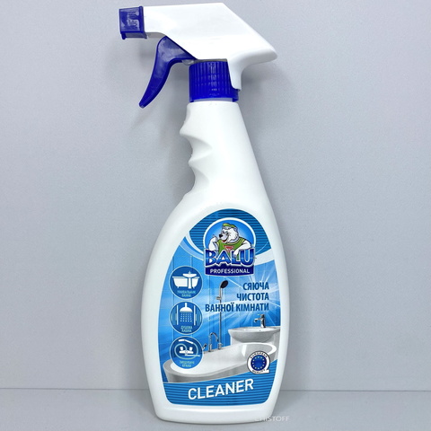 Средство профессиональное для мытья ванной комнаты BALU CLEANER 550 мл, с распылителем