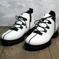 Кожаные ботинки женские Ripka 146White