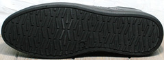Черные кроссовки с черной подошвой мужские весна осень Novelty 5235 Black.