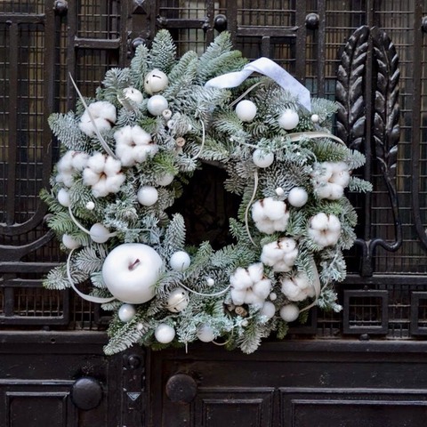 Christmas wreath «Snow queen»