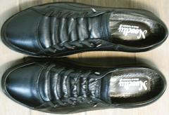 Стильные черные кроссовки кеды мужские на осень Novelty 5235 Black