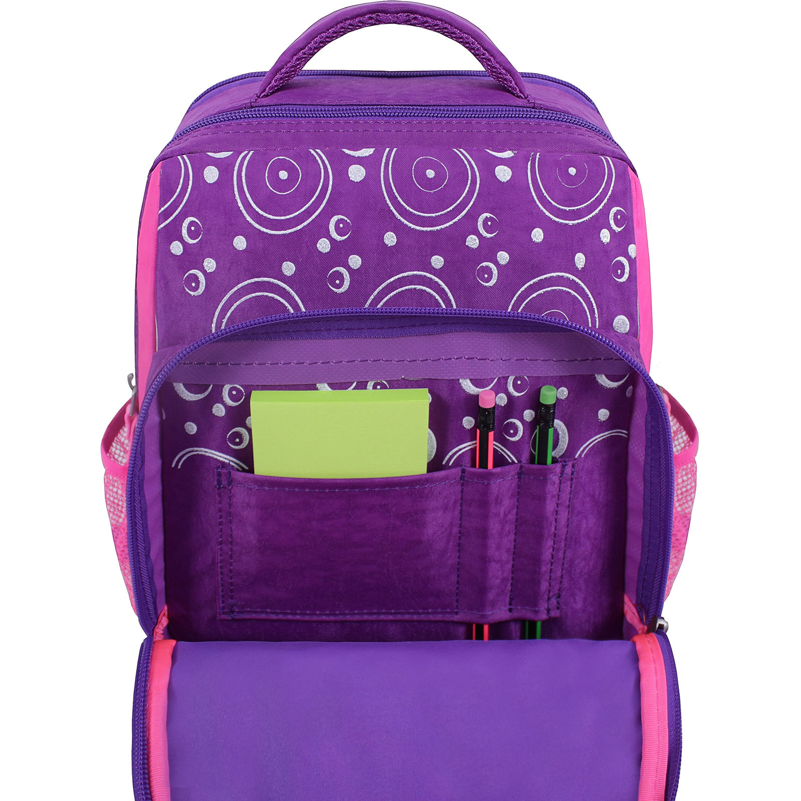 Рюкзак школьный Bagland Школьник 8 л. фиолетовый 501 (0012870) фото 4