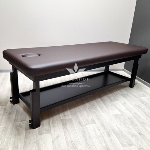 Стаціонарний масажний стіл KP-8 Brown