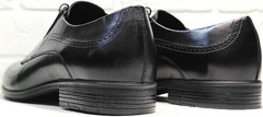 Дерби туфли мужские демисезонные Ikoc 3416-1 Black Leather.