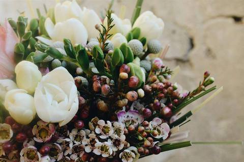 Photo of Bouquet compliment with chamelaceum