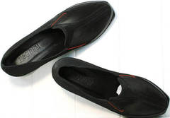 Женские черные туфли натуральная кожа осень весна H&G BEM 167 10B-Black.