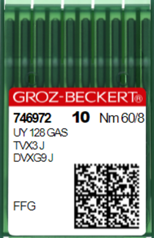 Игла швейная промышленная  для распошивальных машин Groz Beckert UY128 GAS,TV*3 №60 FFG/SES | Soliy.com.ua