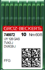 Фото: Голка швейна промислова для розпошивальних машин Groz Beckert UY128 GAS,TV*3 №60 FFG/SES