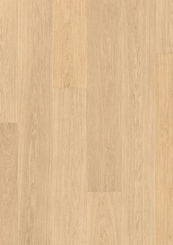 White varnished Oak planks | Ламинат QUICK-STEP LPU1283