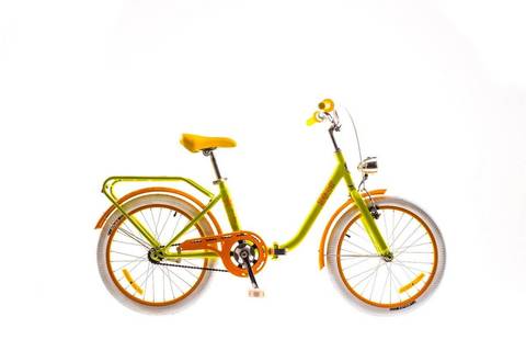Складной велосипед для девочек Dorozhnik Star 2016 - желтый