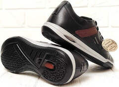 Кеды кроссовки мужские кожаные Pegada 118107-05 Black.