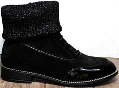 Модные женские ботинки Kluchini 5161 k255 Black